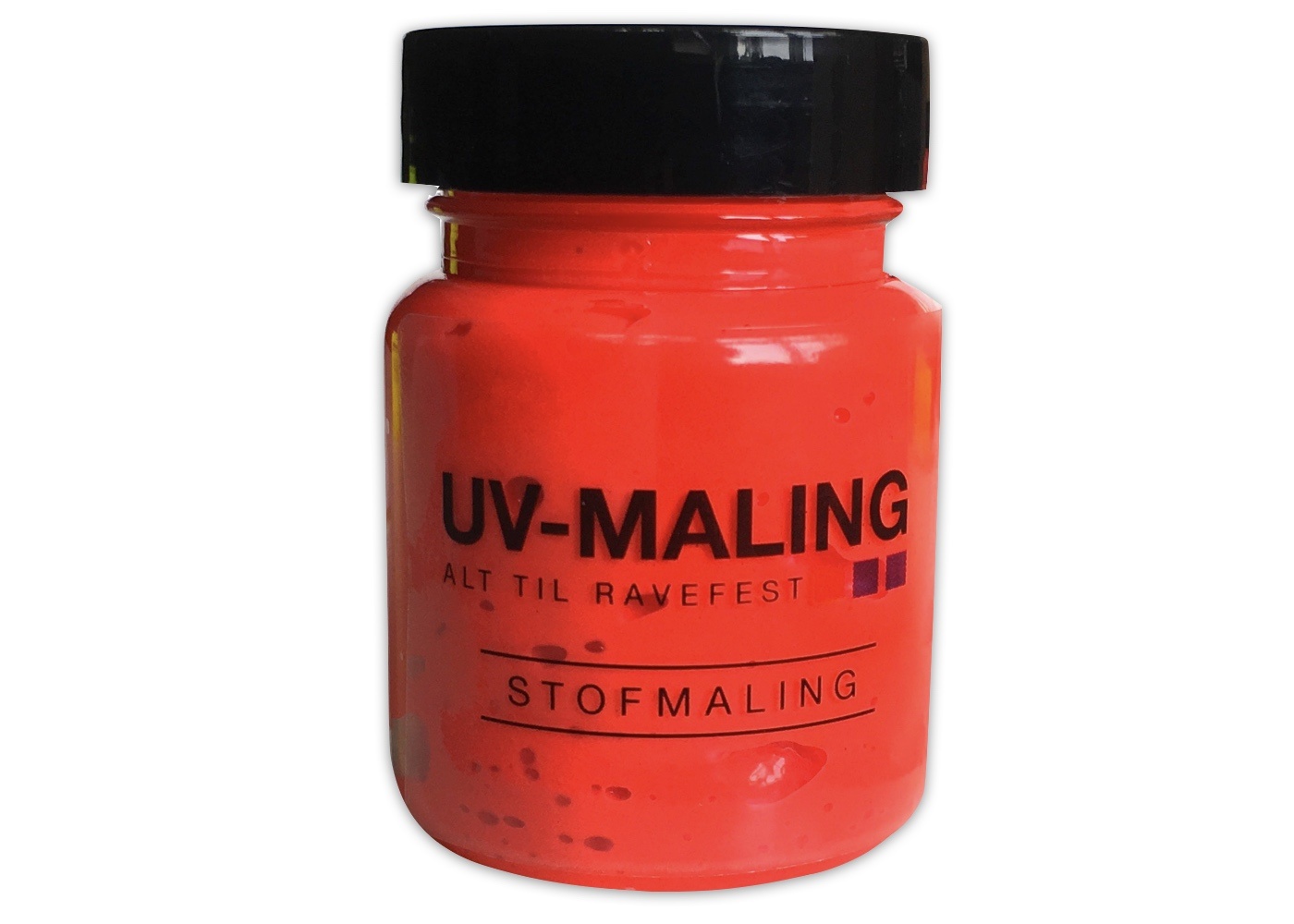 forvisning Forskelle abstraktion UV maling til tøjet rød | UV-MALING.dk